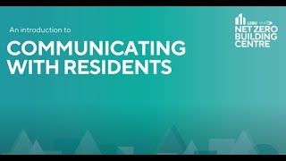Communicating with Residents Toolkit