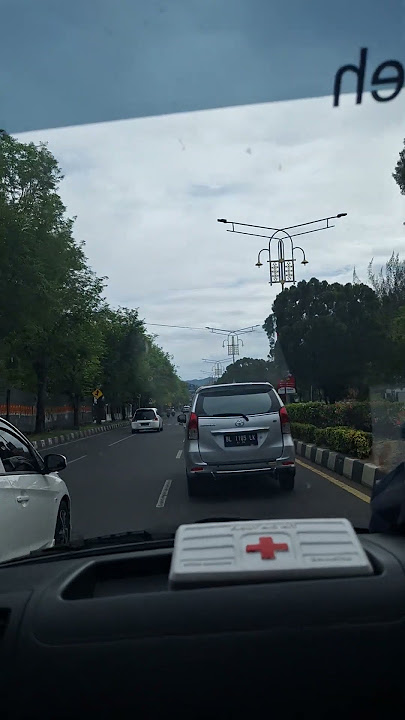 footage Video di jalan Raya arah ke Simpang Jambo Tape