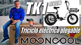 MOONCOOL TK1: Triciclo eléctrico plegable - VIAJANDO CON DIEGO