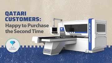 Qatari Customer was Satisfied with the Processing Results of ELE Six-sided CNC Drilling Machine