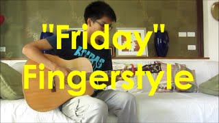 Video thumbnail of "아이유(IU) - Friday (Solo Guitar Cover)"