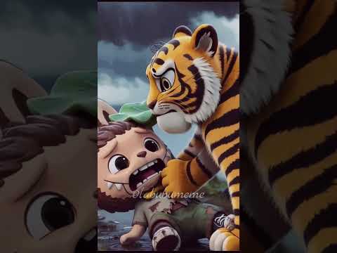 Tiger Attack Meme Sad Labubu Tiger Shorts