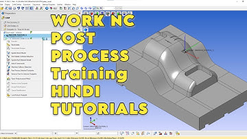 WORK NC CAM POST PROCESS HINDI TOTURIALS #tipsofdaycadcam #worknc #machine