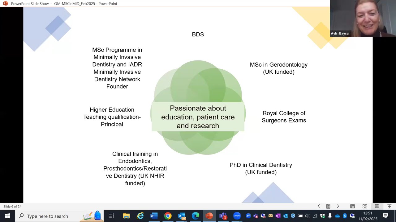 Webinar Recording for MSc MID