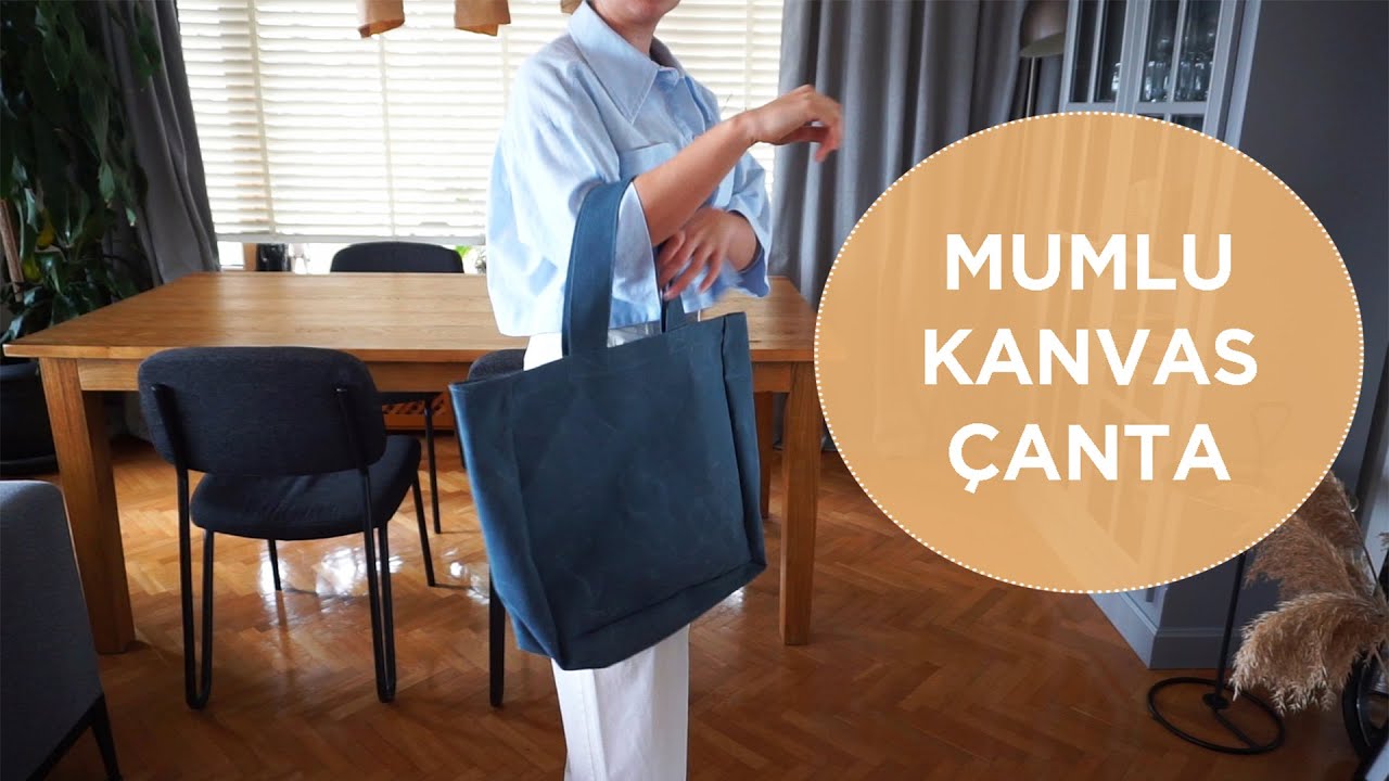 DIY ÇANTA 500 TL değerindeki çantayı 50 TL'ye diktim! // DIY BASIC SEWING Tote Bag