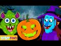 Creepy Pumpkin Sat On A Wall + More Kids Songs And Nursery Rhymes | Teehee Town