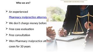 The Veteran Pharmacy malpractice attorney to file a claim for medication error