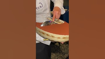 De grootste kom tiramisu die ik ooit heb gezien 😲 🙌