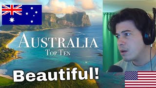 American Reacts Top 10 Places To Visit in Australia - Travel Guide