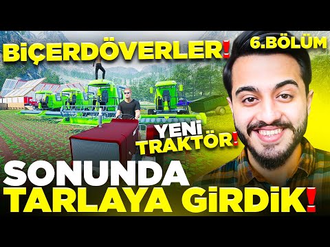 SONUNDA TRAKTÖR VE BİÇERDÖVER ALIP TOHUM EKİMİ YAPTIK! Ranch Simülatör #6