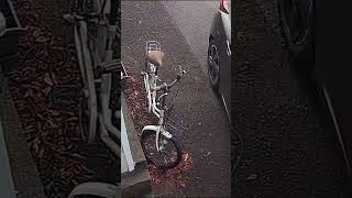 家の前の自転車　当て逃げ・・#shorts #ドライブレコーダー #迷惑運転 #危険運転 #事故