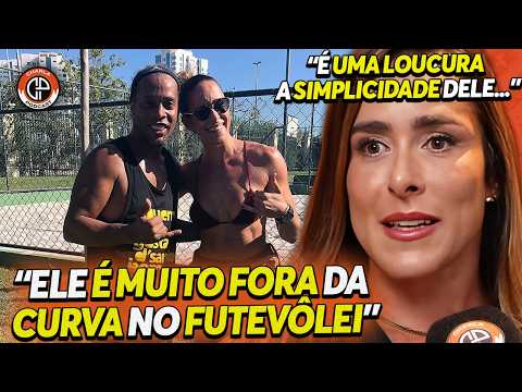 RONALDINHO GAÚCHO'S ATTITUDE SURPRISED NATÁLIA GUITLER