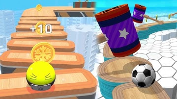 Going Balls VS Sky Rolling Balls - Level- Gameplay - Part 15 ( Android & IOS GamePlays )