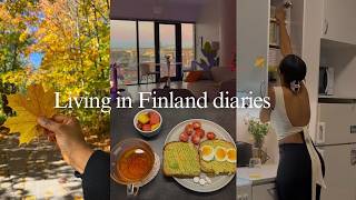 Days in my life in Finland| rainy autumn days 🍂 | Home cooking 