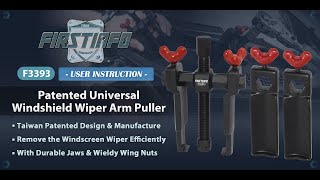 FIRSRINFO F3393 Universal 2-Arm Adjustable Windscreen Wiper Arm Puller