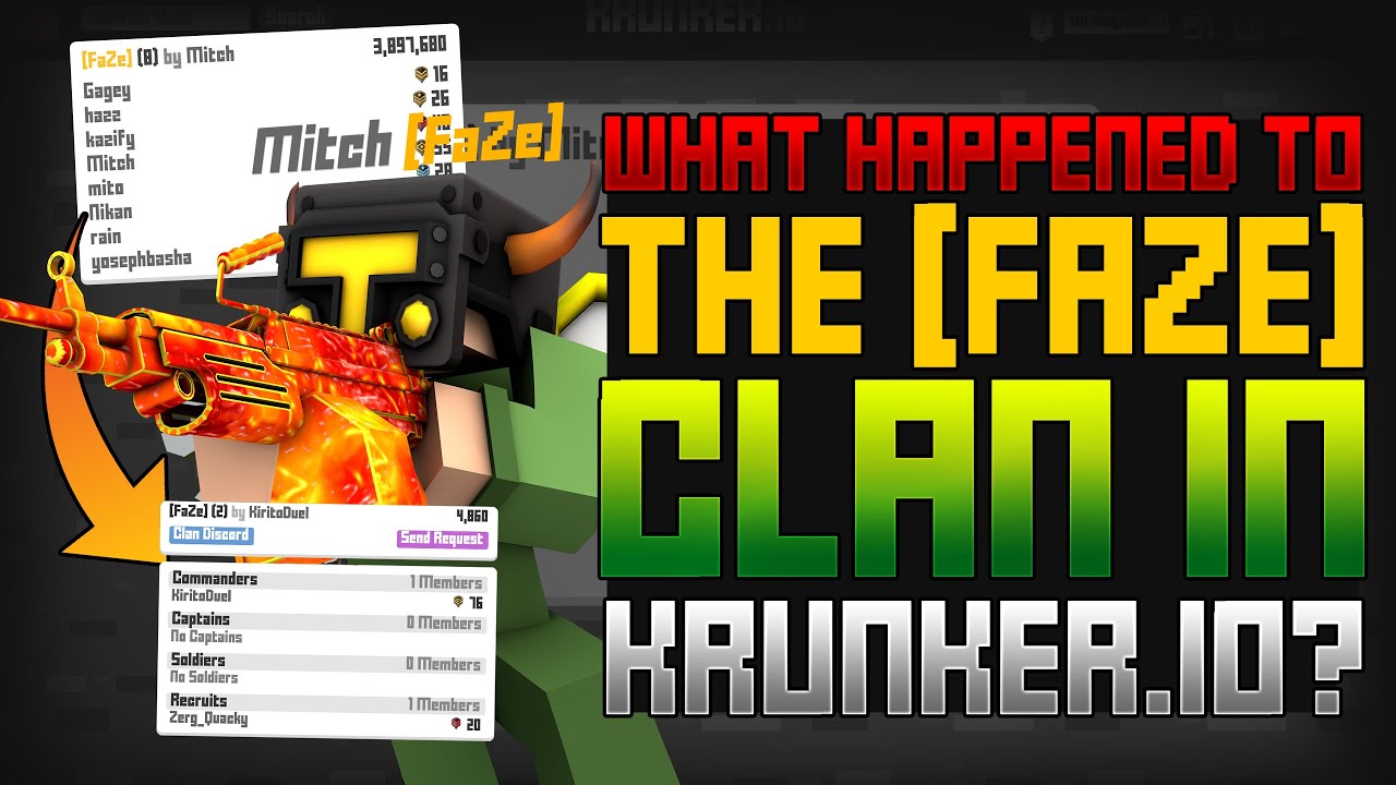 What Happened to FaZe in Krunker?