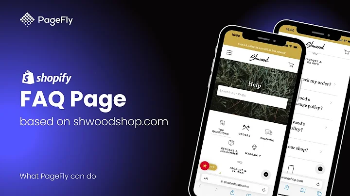 Create an Interactive Shopify FAQ Page with PageFly App
