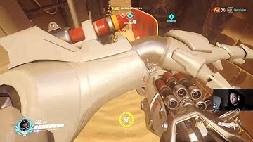 Overwatch Beta - Pharah - Temple of Anubis - Defend