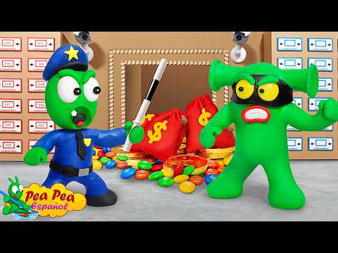 Cardboard Bank Challenge with Pea Pea - Fun Adventures for Kids