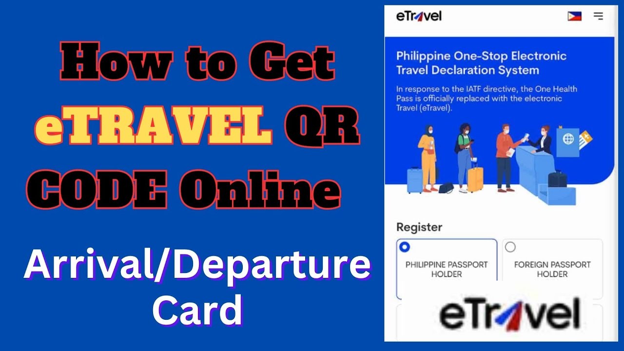 e travel blue qr code