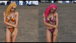 GTA V MODS Two models of bikini + hair