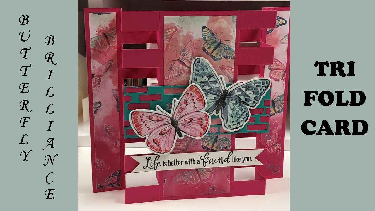 TOWER FUN FOLD CARD - Project1 - Stampin' Up! Butterfly Brilliance ...