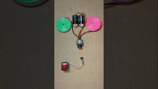 Mini Coreless Drone Motor Powering Into Two Bike Fog Light & Two Neon Strip Light _ DC Motor #shorts