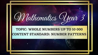 Mathematics Year 3: Number Patterns