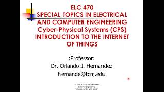 Cyber-Physical Systems (CPS) Course - Chapter 4 – Introduction to the Internet of Things - Part A