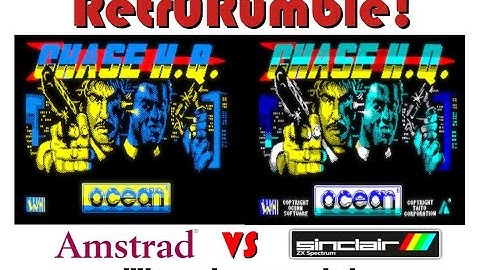 Retr0rumble - Amstrad vs ZX Spectrum - Chase HQ  Who is your winner??