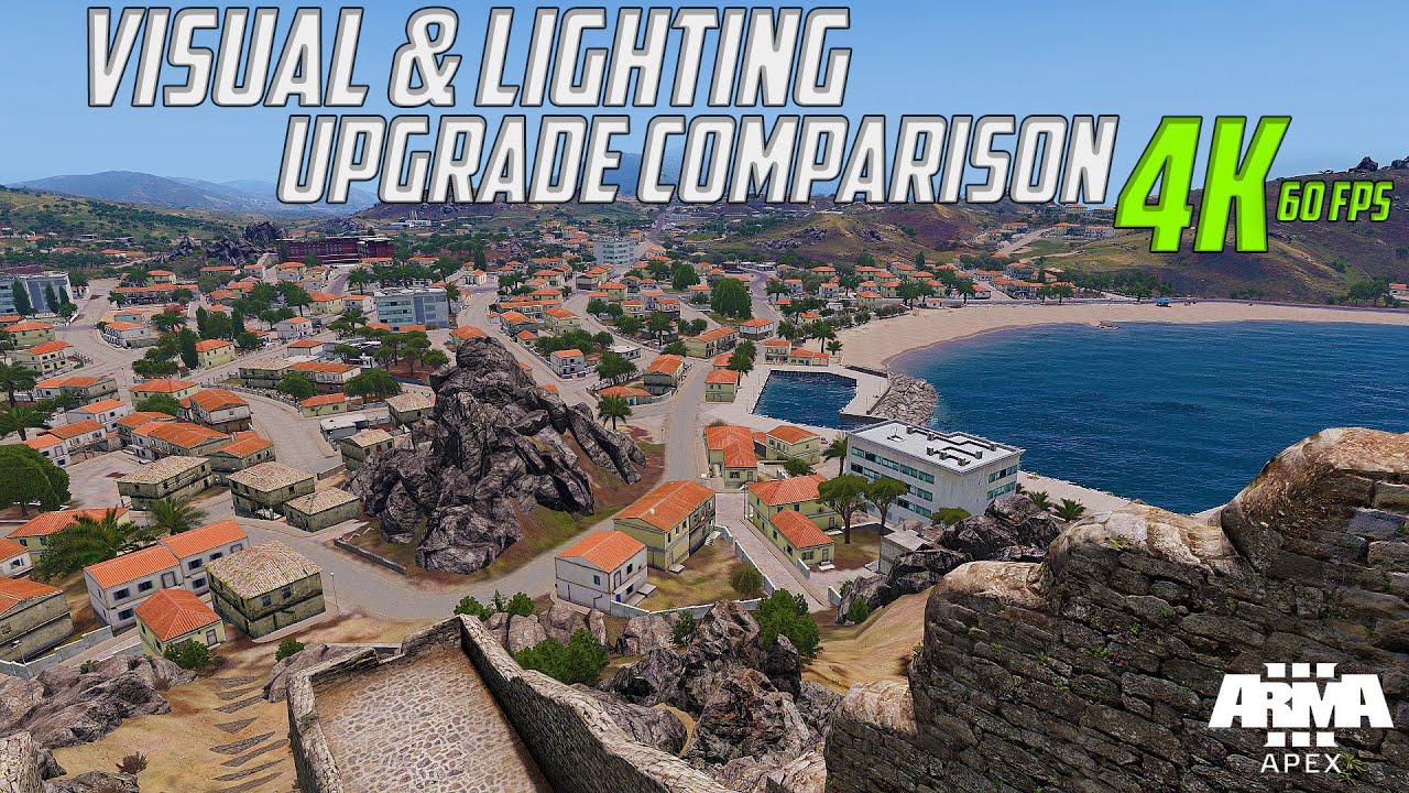 Arma 3 Apex Expansion Visual Upgrade Comparison [4K] [60FPS]