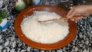 طريقة لطهي او تفوير الأرز كيف تحصلين على رز حبة حبة مع سير ديالو باش ميتعجنش ليك💯 screenshot 2