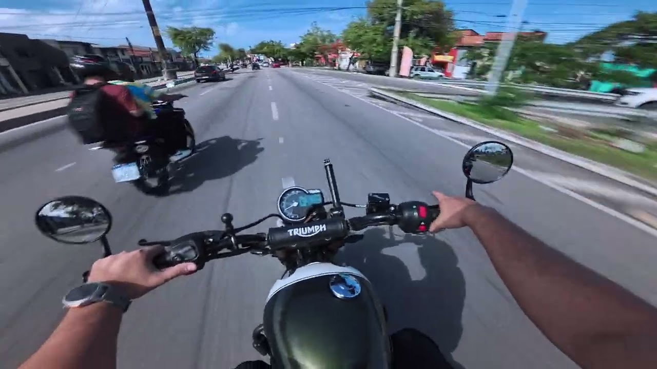 Rolê de Scrambler 400X pelas ruas de Fortaleza – CE 🏍️