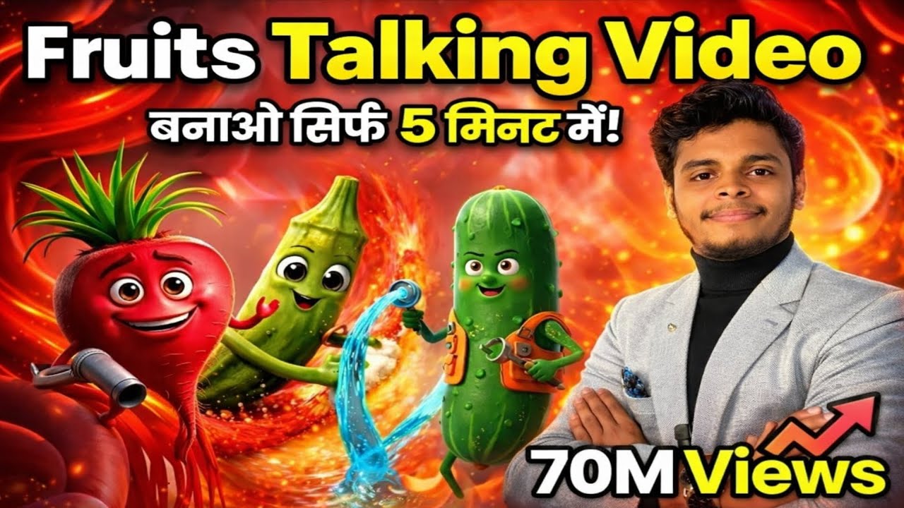 Fruits Talking Video Kaise Banaye l Fruits Talking Video l AI Video Kaise BanayeFruits Talking Video