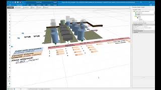 Simio 3D model of a typical dairy processing plant