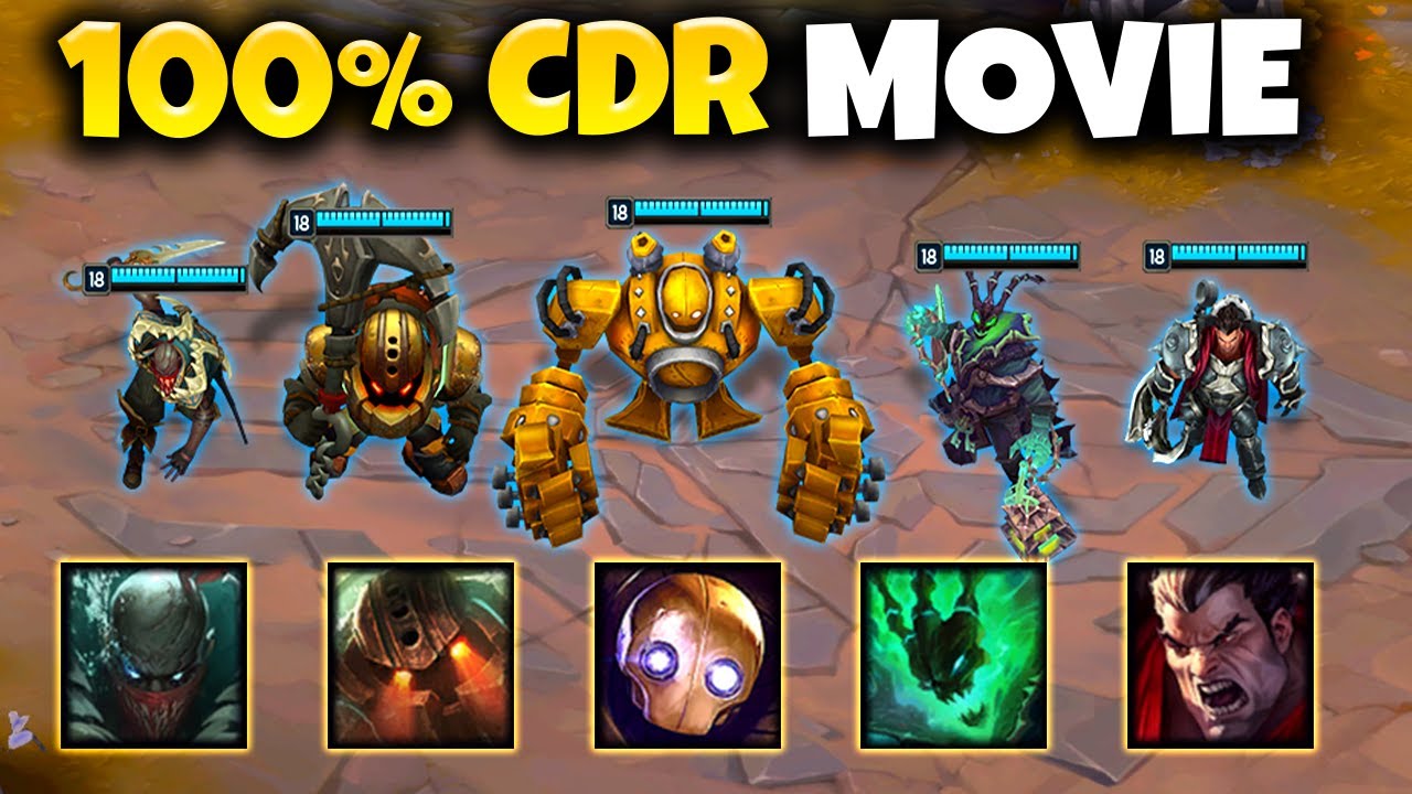 3 HOURS OF BROKEN 100% COOLDOWN REDUCTION LEAGUE OF LEGENDS GAMEPLAY!