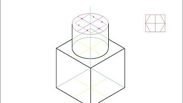 Engineering Drawing Tutorials/Pictorial drawing with front and side view (T 4.3)