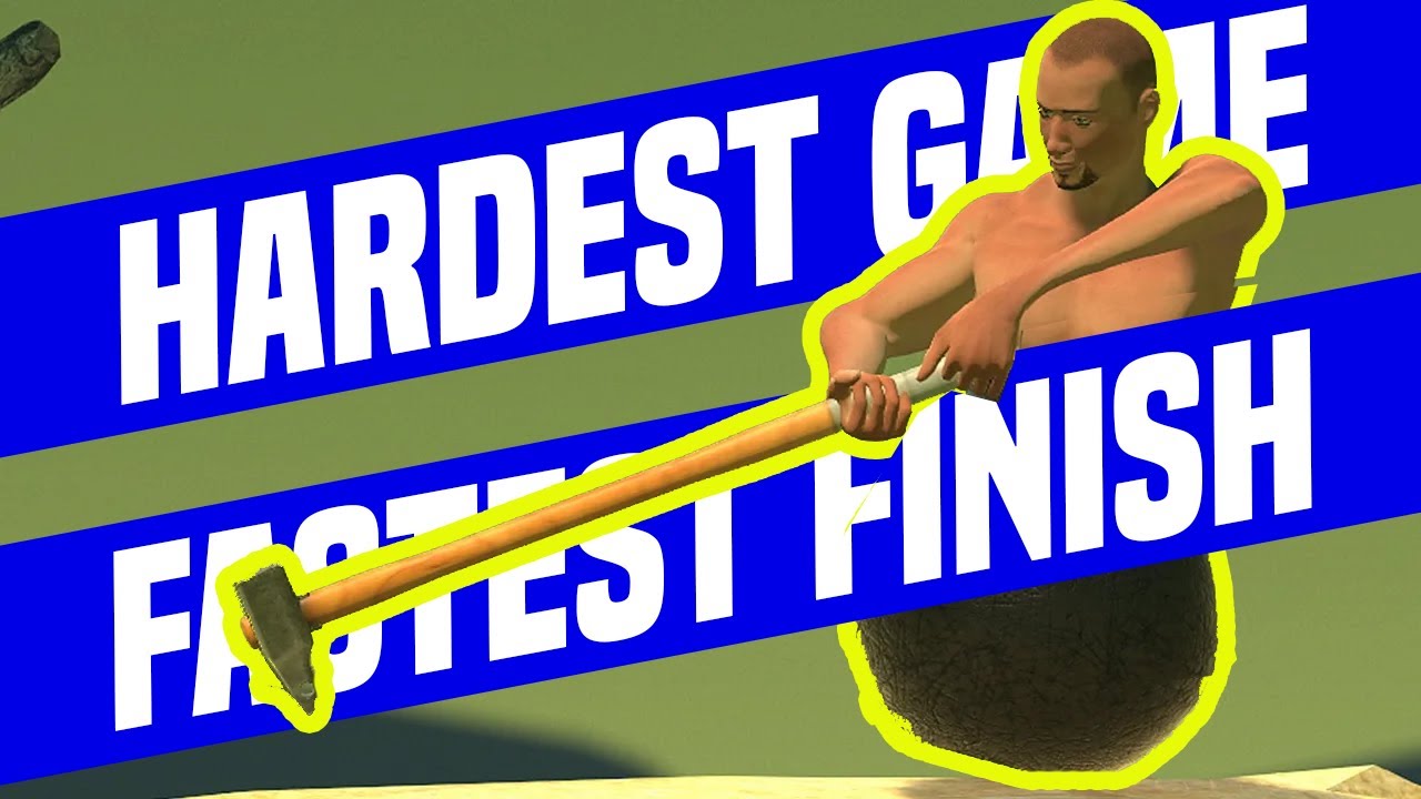 Hardest Game? Fastest Finish! Getting Over It World Record YouTube
