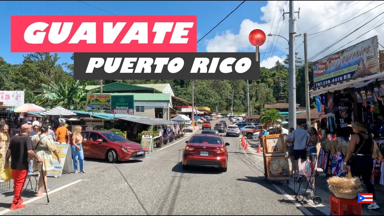 🚙 DRIVING AROUND GUAVATE PUERTO RICO 4K🇵🇷 RUTA DEL LECHÓN