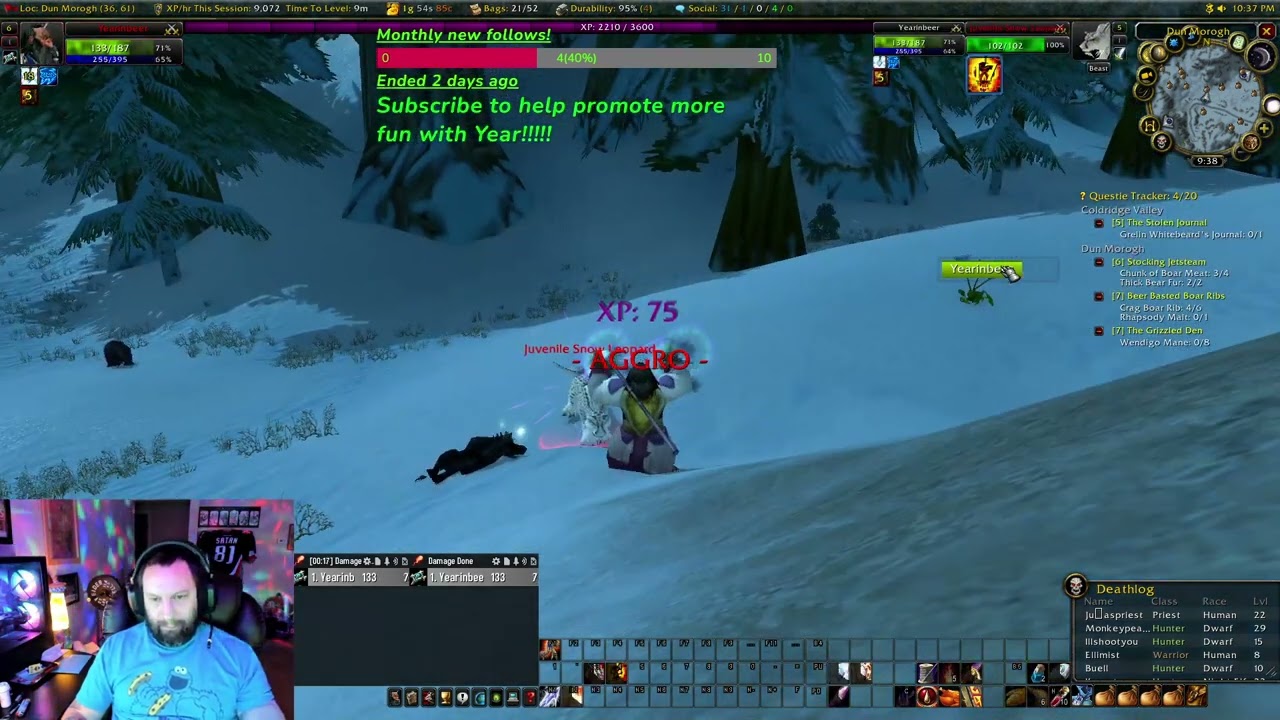 Monday night HC WoW Recovery stream