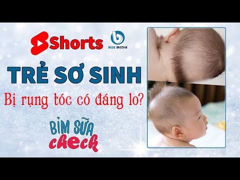 Trẻ Sơ Sinh Bị Rụng Tóc - [Bỉm sữa Check] Trẻ sơ sinh rụng tóc có đáng lo không? #Shorts