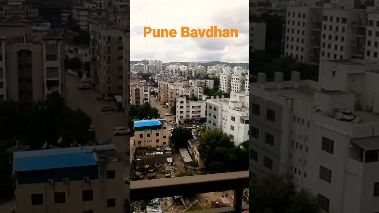 Pune Bavdhan City 😱 || Terrace view pune bavdhan city gaon