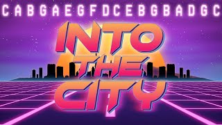 Into the City - Samuraiguitarist's Random Notes Challenge - Synthwave Instrumental
