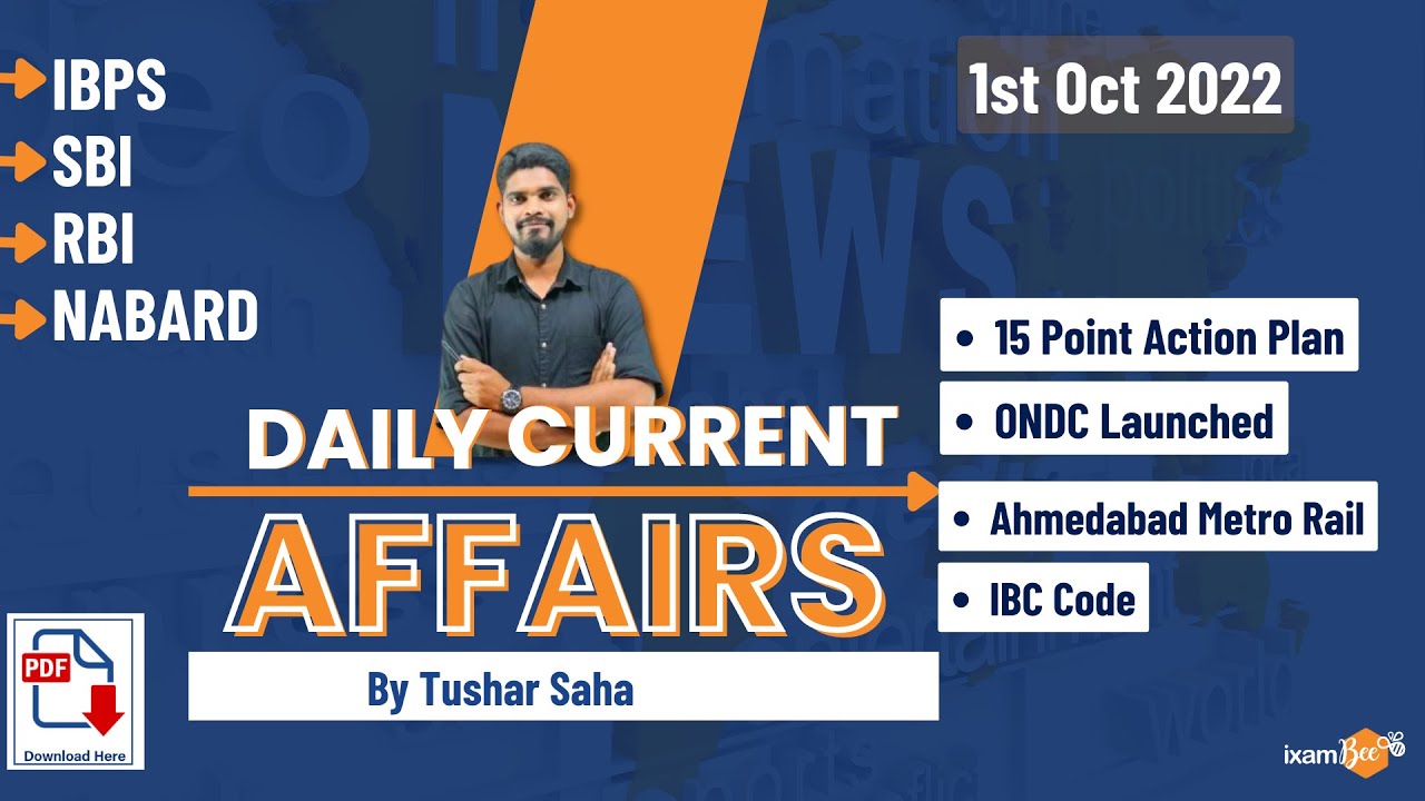 1st October 2022 | Daily Current Affairs in Hindi & English | Current ...