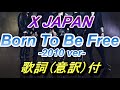 X Japan - Born to be free (2010 ver) 意訳付き