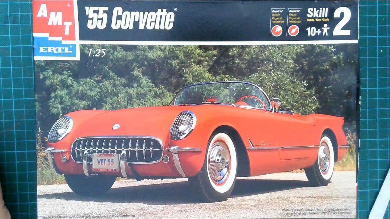 55 Corvette AMT/ERTL | No. 6210 | 1:25 - YouTube
