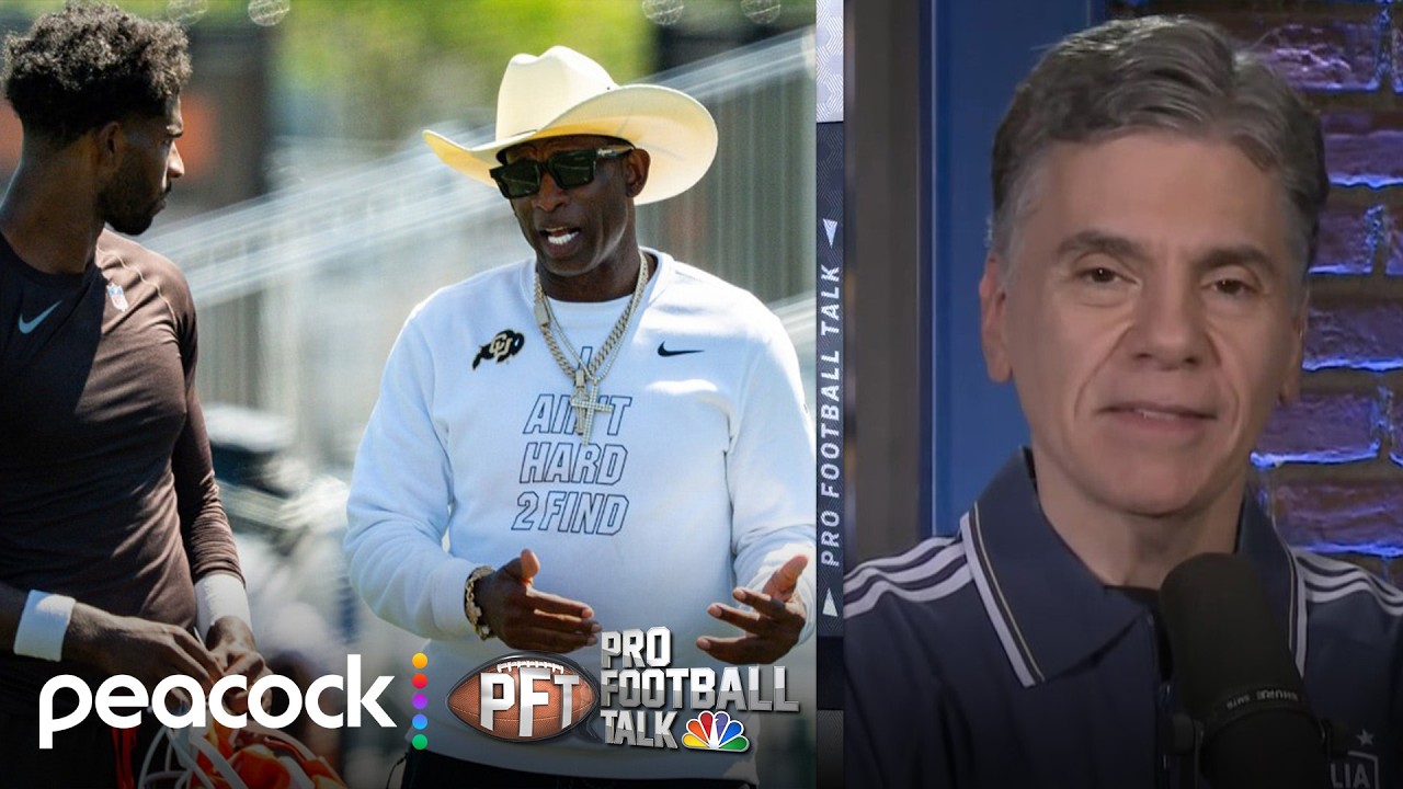Todd Monken meets with Deion Sanders at Browns training camp | Pro Football Talk | NFL on NBC