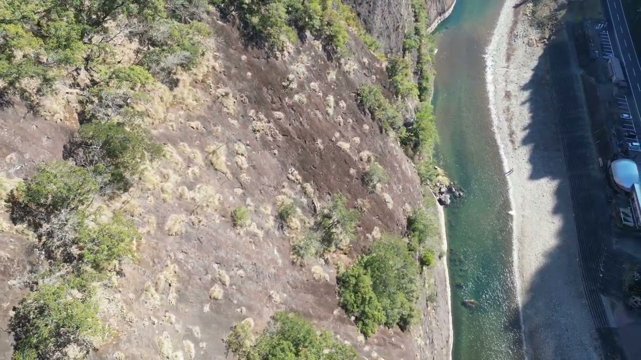 古座川一枚岩のてっぺん