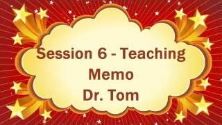 Session 6   Teaching memo Net Worth