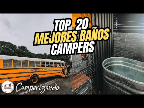 Top 20 BEST BATHROOMS from our VAN TOURS | Part 1 | Camper Vans